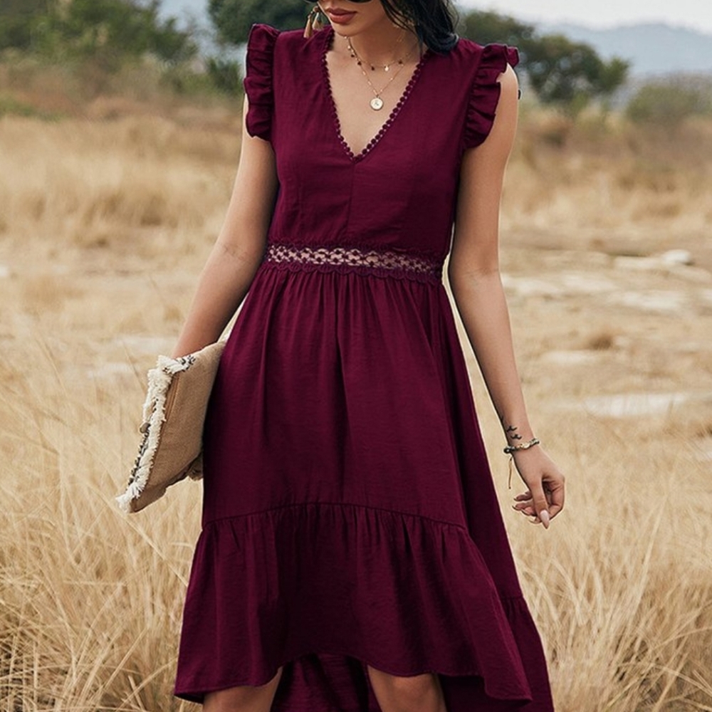 Boho Hi-Low Summer Sundress.  Cute, casual,  dressy,   can be all the things.